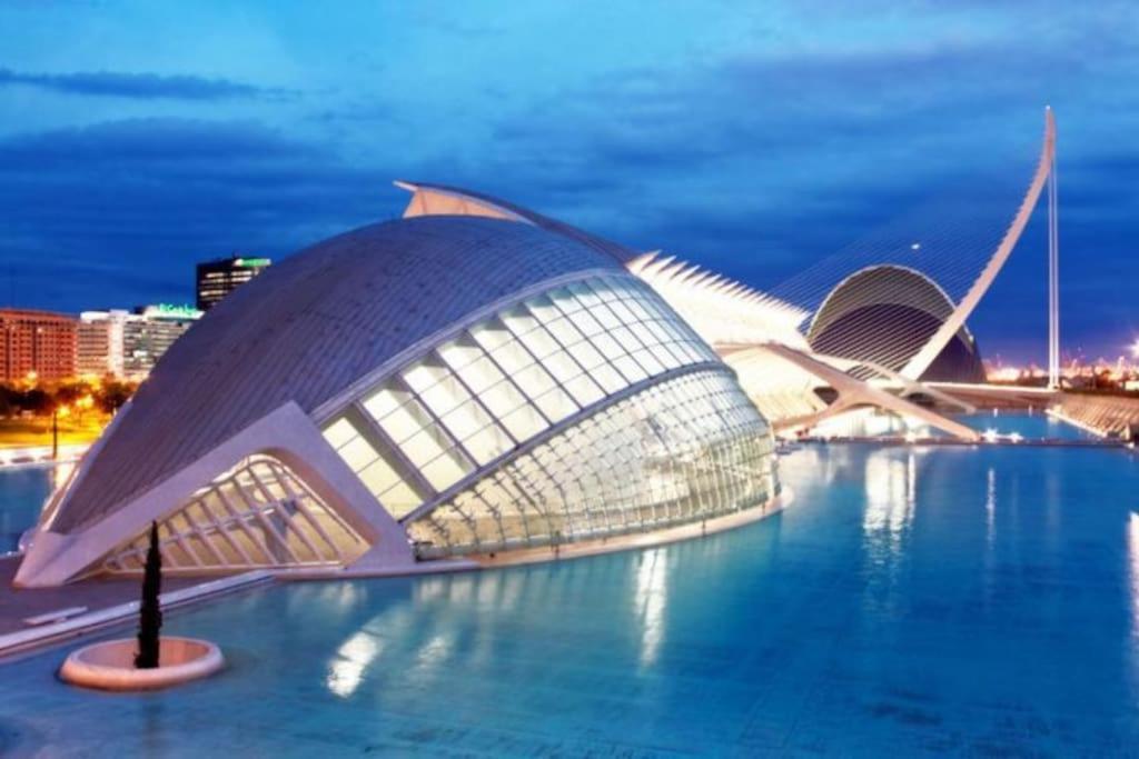 Valencia Las Artes Y Ciencias + Garaje + Netflix エクステリア 写真